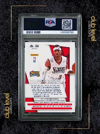2014 Panini Prizm Allen Iverson #184 PSA 9