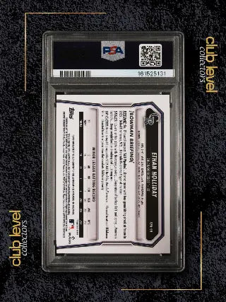 2026 Bowman Chrome 1st Bowman Speckle Refractor Ethan Holliday #CPA-EH RC Auto /299 PSA 10