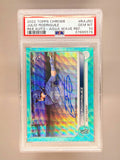 2022 Topps Chrome Aqua Wave Auto Julio Rodriguez #RAJRO RC /199 PSA 10