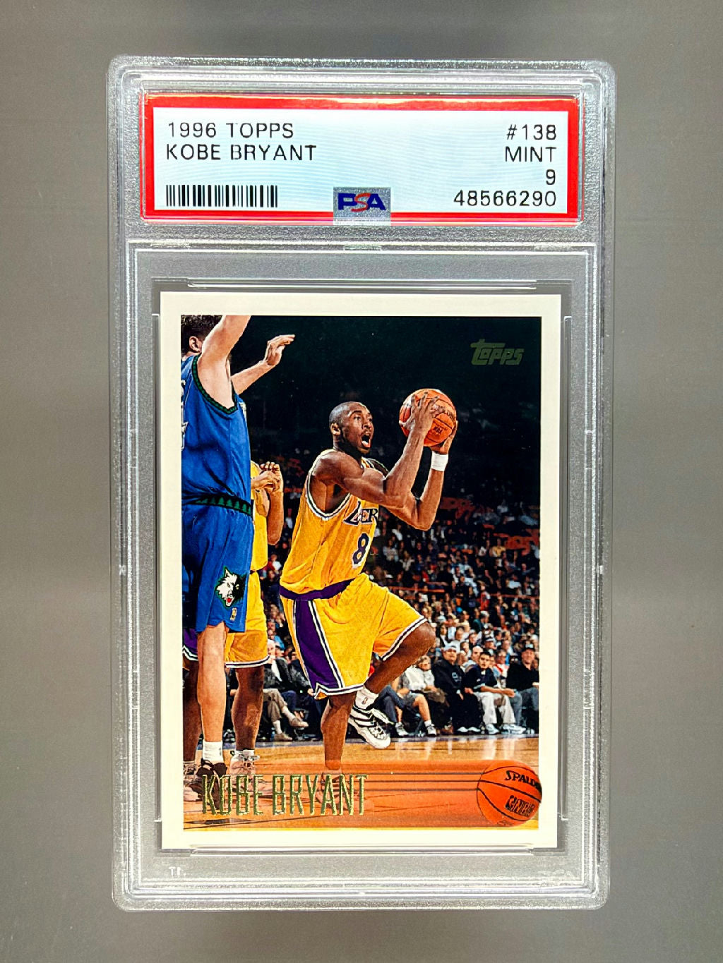1996 Topps Kobe Bryant #138 RC PSA 9