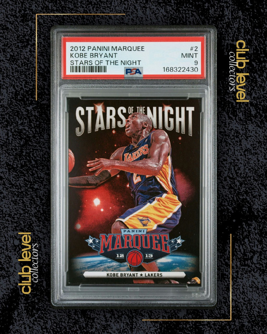 2012 Panini Marquee Stars of the Night Kobe Bryant #2 PSA 9