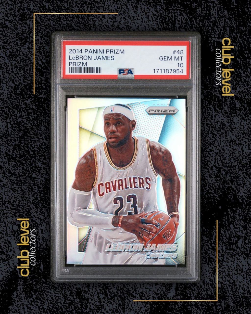 2014 Panini Prizm Silver Prizm LeBron James #48 PSA 10
