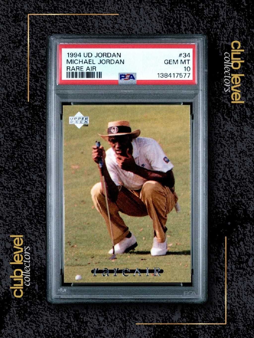1994 Upper Deck Rare Air Michael Jordan #34 PSA 10