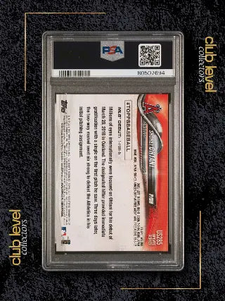 2018 Topps Update Shohei Ohtani #US285 RC PSA 10
