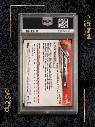 2018 Topps Update Pitching Red Jersey Shohei Ohtani #US1 RC PSA 10