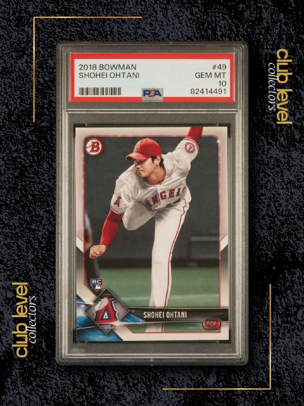 2018 Topps Bowman Shohei Ohtani #49 RC PSA 10