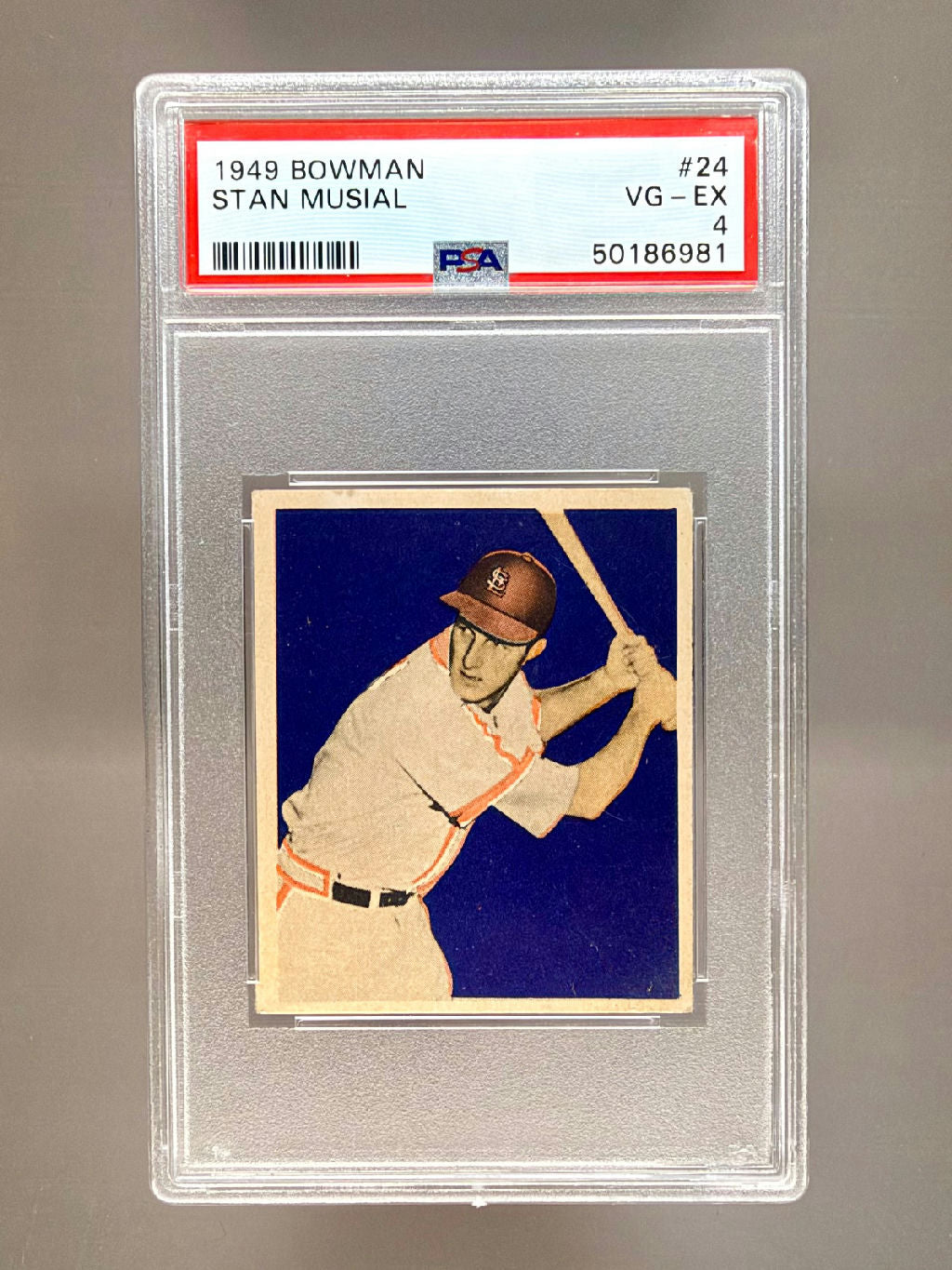 1949 Bowman Stan Musial #24 PSA 4
