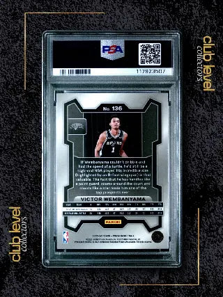 2023 Panini Prizm Victor Wembanyama #136 RC PSA 10