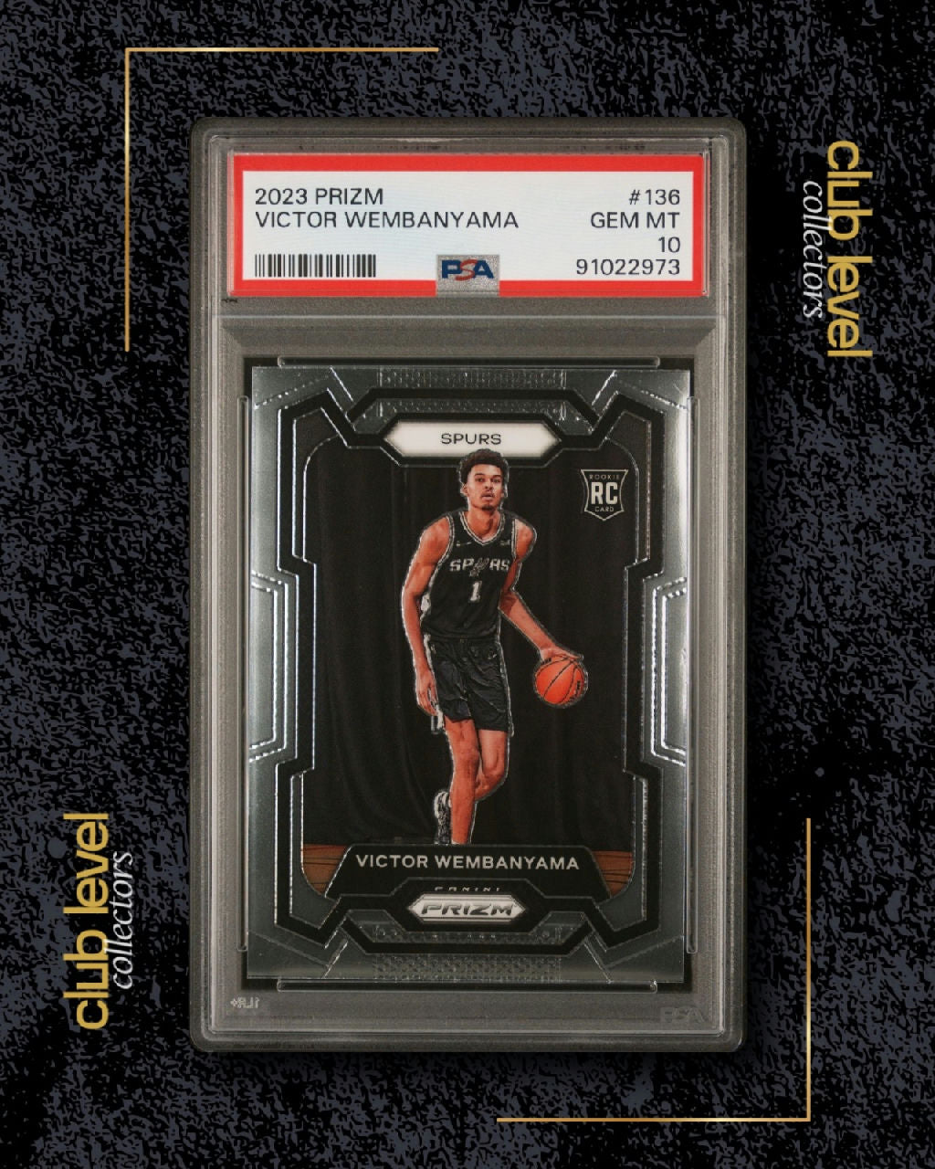 2023 Panini Prizm Victor Wembanyama #136 RC PSA 10